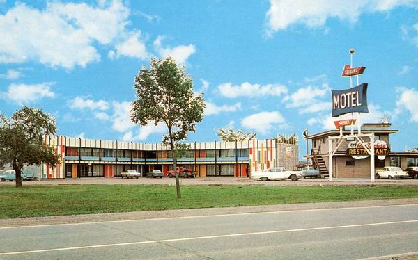 Sault Ste Marie Michigan Skyline Motel (newer photo)